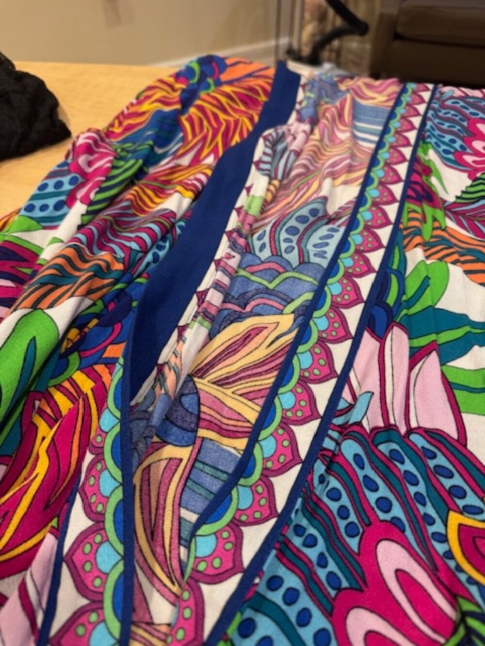 Trina Turk Paradise Plume Kimono Cover Up - one size - Picture 6 of 9